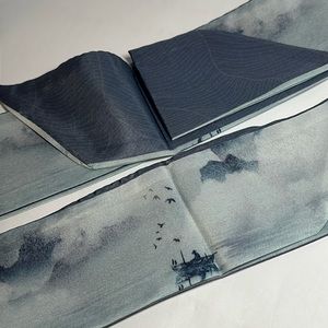 Two Thin Scarves / Hair Bands / Scarves
- #1075